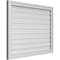 Ekena Millwork Vertical Surface Mount PVC Gable Vent: Functional, w/ 2"W x 1-1/2"P Brickmould Frame, 36"W x 28"H GVPVE36X2802SF - alternate 5